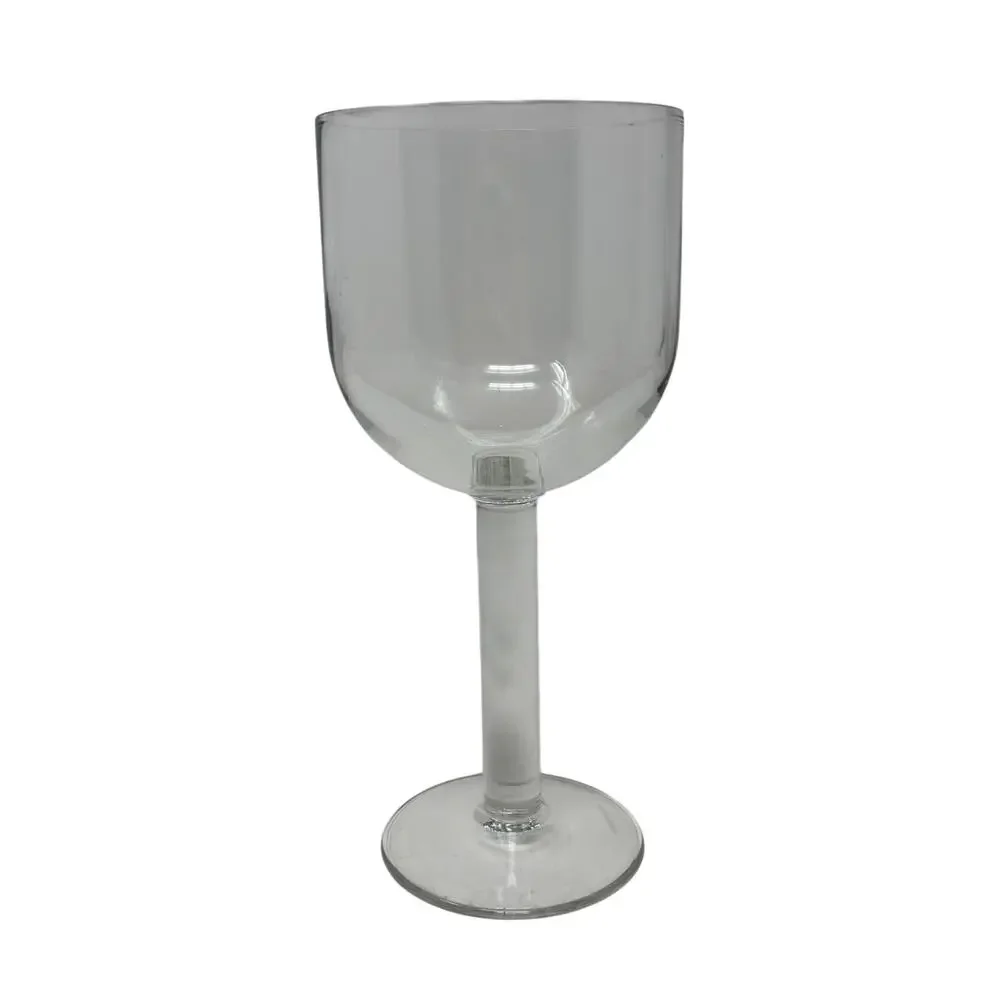 Calvin Klein Bellport Wine Glass Clear Thick Stemmed 7 7/8